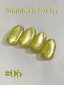 10ml 女士专属可爱美甲草莓猫眼凝胶指甲油 2025 新款超闪美白红色玻璃珠美甲用品粉色指甲绿色指甲蓝色指甲圣诞指甲 - 彩色 - 查看 13