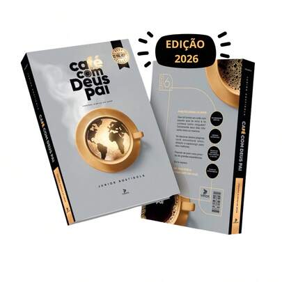 Devocional Café Com Deus Pai | Porções Diárias De Paz | Junior Rostirola | Edição 2026 | Lançamento - Com Marca Páginas