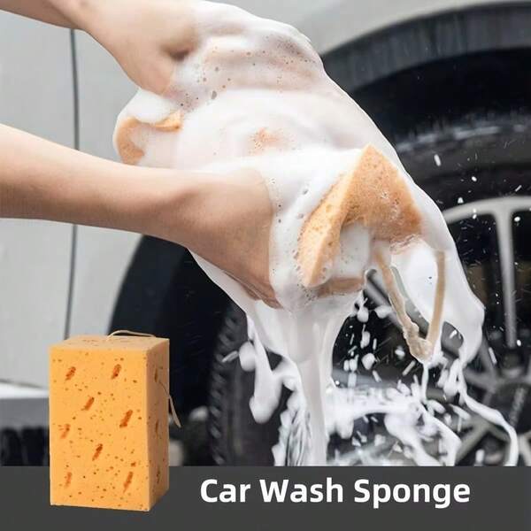 Car Wash Sponge Block Car Motorcycle Cleaning Supplies Large Size Honeycomb Sponge Brush Dusting Car Cleaning Tool
