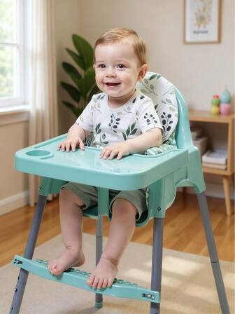 Baby Dining High Foot Chair Cushion, High Foot Chair Cover, Four Styles Of Soft Cushioned High Foot Chair Cover