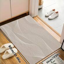 1pc Modern Minimalist Cream-Inspired Creative Abstract Geometric Line Area Rug, Super Soft Plush Faux Wool Contemporary Carpet, Machine Washable Mat, Suitable For Living Room, Bedroom, Bathroom And Entryway - Perfect For Christmas Decor, 700GSM, Indoor/Outdoor Use, Home Decor - Multicolor - View 17