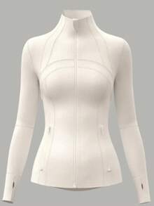 Sudadera deportiva Yogga-Fitness - Blanco - Ver 4