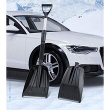Telescopic Snow Shovel, New Winter Retractable Snow Shovel, Car Snow Shovel Removable Snow Cleaning Tool, Thickened Snow Pusher Shovel