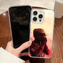 1PC F1 Racing L-Lewis H-Hamilton Phone Case Magnetic for  16 14 13 11 12 15 Pro Max X XR XS Plus SE Soft Clear Tpu Cover,Covercompatible with  17 Hülle, 17 pro Hülle, 17 promax Hülle