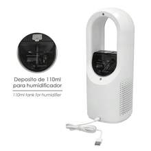 ORYX Bladeless Battery Table Fan - White - View 4