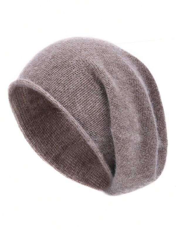 1/2 Pcs Knit Beanie Hat For Women Winter Soft Warm Ladies Laightweight Slouch Knitted Skull Beanies Cap