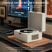 Reproductor De Cd Recargable Con Altavoces - Blanco - Ver 4
