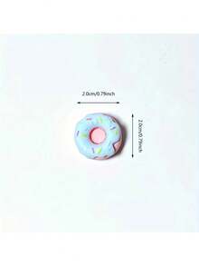 15 Pieces Of Decorative Pushpins, Donut-Shaped Pushpins, Suitable For Photo Walls, Feature Walls, Whiteboards, Cork Boards, Maps, Bulletin Boards, Offices Or Homes,Educational Supplies - Multi-Functional Doughnut-Style Paper Clips