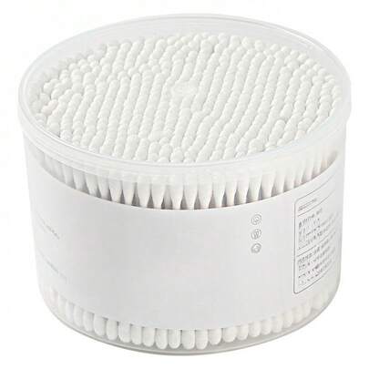 100PCS Cotton Swabs  100 Count With Container Cotton Swabs DoubleEnded Cotton Swabs Super Absorbent Cotton Swabs With Storage Case Wooden Cotto