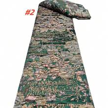 African Jacquard Lace Fabric 2025 High Quality Nigerian French Brocade Embroidery Lace Fabric For Bridal Party Dress Sewing Material - Multicolor - View 7