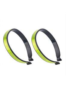 2 Stücke reflektierende Hosenclips Sicherheitsstreifen für Outdoor-Radfahren, Knöchel-Bein-Fahrrad-Hose Clip mit hoher Sichtbarkeit