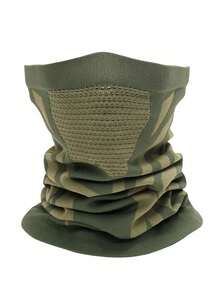 1pc, Winter Cycling Neck Warmer, Outdoor, Mountaineering, Skiing, Windproof, Thick, Warm, Neck Guard, Sports, Motorbike Helmet