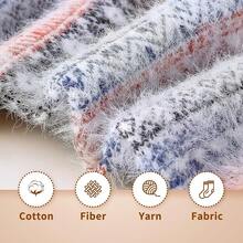SISOSOCK 5 Pairs Fuzzy Soft Cozy Fluffy Socks Women, Casual Thick Plush Comfy Sleep Socks, Warm Winter Gifts Women - 多色-c2 - 查看 2
