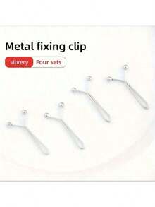 4/8pcs Invisible Waist Cincher Metal Clips - Adjustable, Shorten Pants Length, Hem Shortener, Fashion Jeans & Clothing Accessory, Easy To Use, Comfortable & Versatile - Multicolor - View 17