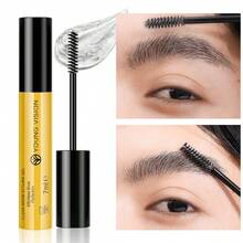 YOUNG VISION 1 pieza/2 piezas/3 piezas Gel de cejas, gel transparente resistente al agua y de larga duración para dar forma a las cejas con cabezal de cepillo grande, esencial de maquillaje diario, apto para Halloween, Navidad y festivales