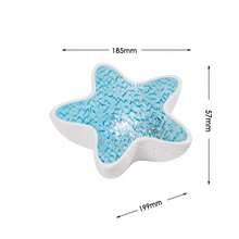 Starfish Ripple Atmosphere Light, Northern Lights Projection Night Light, Stepless Dimming, Starry Sky Projection, Wave Projection, 7-Color Dynamic Ripple Effect, USB Rechargeable, Bedroom Decor, Birthday, Christmas Gift - Starfish Atmosphere Lamp - 查看 2