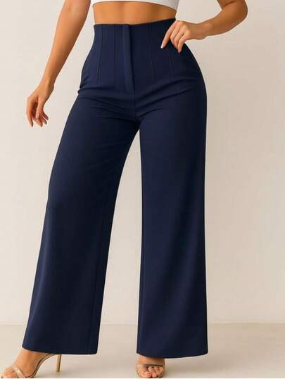 Pantalón de Vestir con Pinzas en cintura (ACAMPANADO)