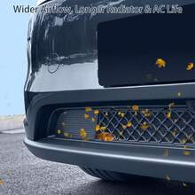 适用于 2025 2026 Juniper 网格格栅的前格栅插入件进气口通风格栅盖替换件，带防虫配件