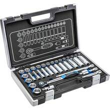 46pcs Premium Professional Tool Kit, Ratchet Wrench Set, Torque Wrench, Automotive Parts Repair Mechanic Tool Kit And Household Mechanic Kit, Suitable For Car And Bicycle Repair - Multicolor - View 10