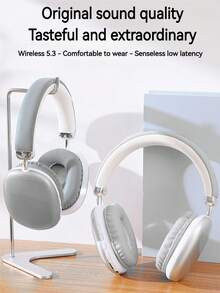 Cool Advanced Simplicity Style Wireless Headphones, Long Battery Life Over-Ear Headset With Adjustable Design, Ideal For Music, Sports, Gaming - Push Button Volume Control, Type-C Charging, Rechargeable Lithium Polymer Battery