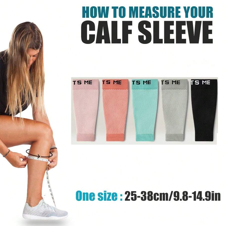 1 Paar Wadenkompressionsärmel, Laufbein-Kompressionsärmel 22-32 mmHg Kompressionsstrümpfe für Männer und Frauen