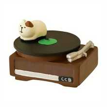 Record Player Cat