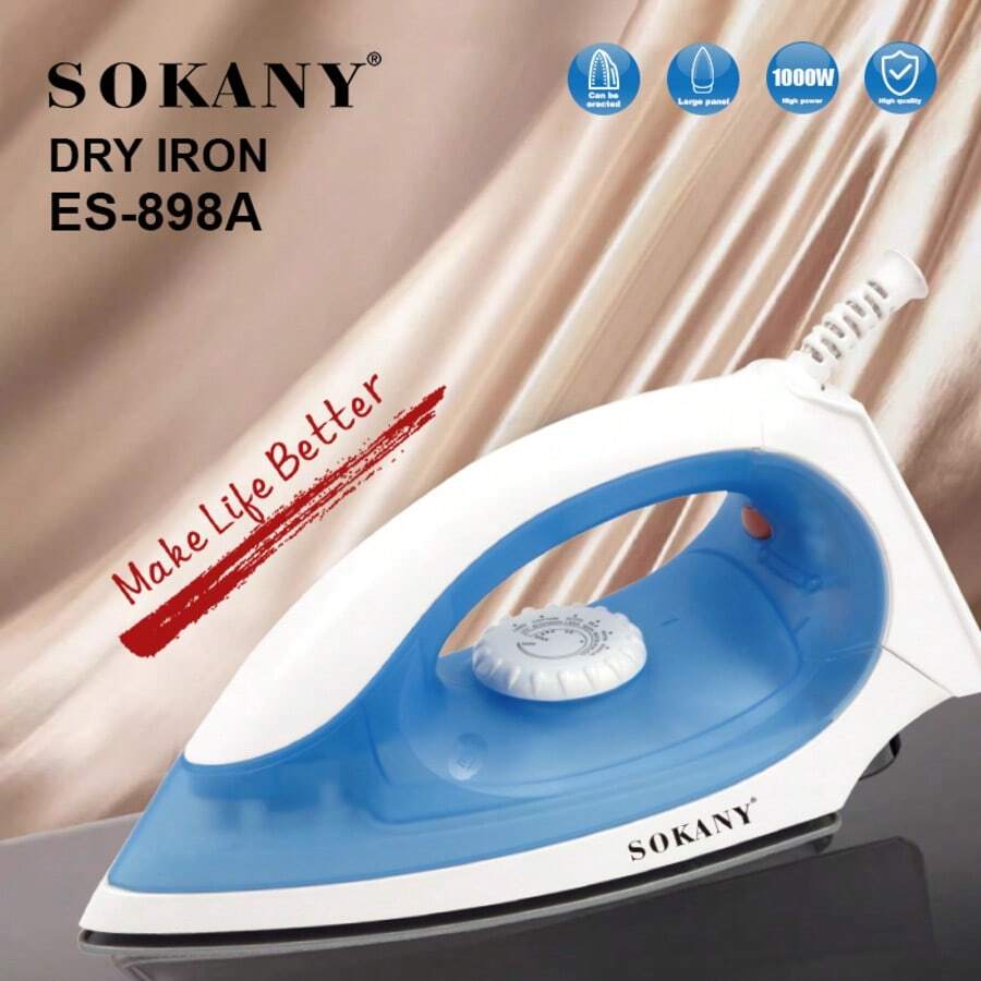 SOKANY898A 電熨斗,便攜式手持掛燙機,適合宿舍與旅行,適用於學生,可熨燙各種衣物,恆溫熨燙,不傷衣物,可調節溫度控制 - 查看 1