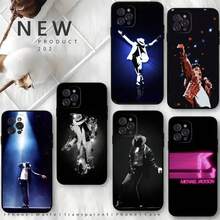 Custodia per telefono classica con ballerino Michael J. Jackson, compatibile con 16, 15, 14, 13, 12 Mini, 11 Pro, XR, X, XS, MAX, 7, 8 Plus, cover in silicone morbida nera. Compatibile anche con custodia per Samsung Galaxy S17, S17 Pro, S17 Pro Max - Z3 - Visualizzare 3