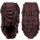 Drawstring Skirt-brown