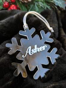 Ornements en acrylique sur mesure, décorations de Noël, peuvent être utilisés pour le sapin de Noël ou la voiture, pendentif transparent en forme de patte de chien, cadeau pour la famille et les amis, Noël - Multicolore - Voir 33