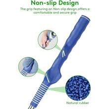 Swing Trainer - Superior Training Aid, Unmatched Grip Trainer, Practice Training - 藍色+右手 - 查看 5