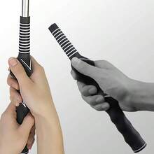 1Pcs Left - Hand Grip Trainer Improving Hand Positioning Lightweight Swing Trainer LH Molded Anti - Slip Wrist Trainer Swing Grip Black With Box - màu đen - Xem 4
