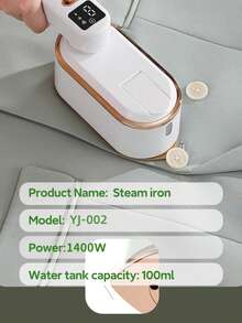 OBOVAY 2-In-1 Handheld Steam Iron/Garment Steamer/Portable Travel Steam Iron/Clothes Steamer - UK Plug(220-240V) - View 11