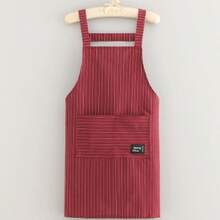 1pc Apron For Women, Sleeveless, Comfortable Breathable, Large Pocket, Dirt-Resistant, Striped Design, Suitable For Kitchen & Home Use - Multicolor - View 17