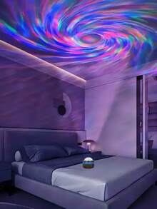 1pc Upgraded Galaxy Star Projector LED Star Light - USB Powered Night Lamp, Rose Nebula Projection Light, Ideal For Bedroom, Holidays, Weddings, Floral, Commemorative Decor, Home Romantic Accent, Best Gift For Friends