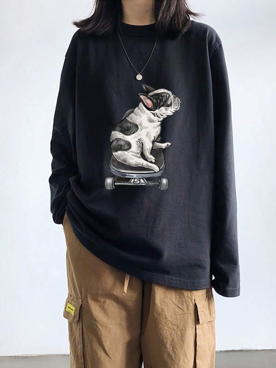 Women T-Shirts - 黑色 - 查看 1