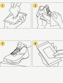 80pcs Shoe Cleaning Wet Wipes, Sneaker Cleaner, Sports Shoes Cleaning Cloths, Stain Remover Disposable Wet Tissues, Dedicated Shoe Cleaning - Black and White - View 5