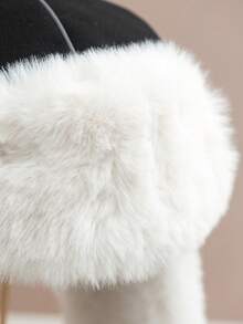 1 pieza Gorro de esquí con protección de oídos reforzada, a prueba de viento, adecuado para actividades al aire libre, ciclismo, y mantener el calor en los inviernos del noreste de China - gorra lei feng - Ver 5