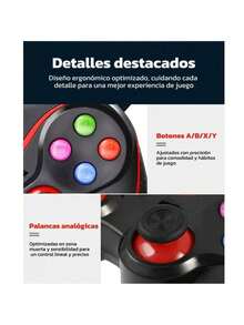 V8 Joystick Gamepad Wireless Bluetooth Controller For PC Rechargeable For Android, IOS And Windows Ideal For Mobile Games - Black - View 6