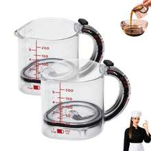 4-In-1 Adjustable Measuring Cup – Multi-Functional Kitchen Tool With Scraper Seal Base, Design For Cooking And Baking, Precisely Measures Liquid & Dry Ingredients