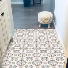 SUPSTICKER 12/36 件波西米亚风格图案地板贴纸，PVC 自粘地砖，即撕即贴，家居装饰防水防污易清洁，适用于卧室、门厅、阳台、楼梯间地板翻新，7.87x7.87 英寸/11.81x11.81 英寸 - 彩色 - 查看 10