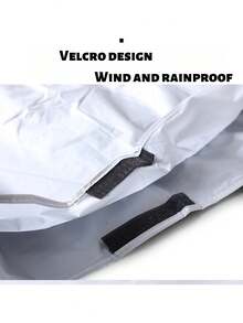 1 Stück Fahrradabdeckung - leicht & tragbar, aus wasserundurchlässigem PEVA-Material mit UV-Schutz und Belüftungsdesign, erhältlich in Grau/Schwarz, geeignet für E-Bikes, Motorräder, Mountainbikes, Ganzjahres-Polyester-Fahrradabdeckung