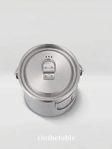 1pc Outdoor Folding Camping Cup, Portable Stainless Steel Collapsible Water Cup, Coffee Mug, Camping Mug, Heating Capable, Outdoor Beer Cup, Multi-Functional Camping Cookware, 750ml