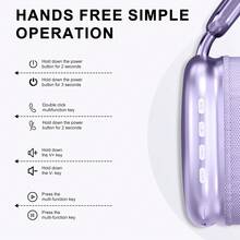 Auriculares inalámbricos, llamadas HD, graves HIFI, batería de larga duración, larga espera, adecuado para deportes, correr, saltar a la cuerda, apariencia de alta gama, compatible con teléfonos inteligentes, baja latencia HIFI, cómodo, enchapado exquisito, regalo de alta gama, giratorio, portátil, cancelación de ruido pasiva, regalo de juegos genial para niñas y niños