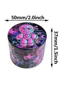 创意卡通毛绒研磨器 多功能香料研磨器 创意研磨器 烟熏配件 金属研磨器 烟草研磨器 情人节礼物 - 50mm/2.0英寸 - 查看 5