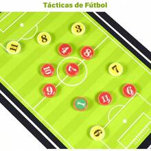 Tablero magntico del Entrenador del ftbol, u200Bu200BTablero del ftbol tctica magntica del Entrenamiento del borrado del ftbol con los imanes, Pluma - Verde - Ver 8