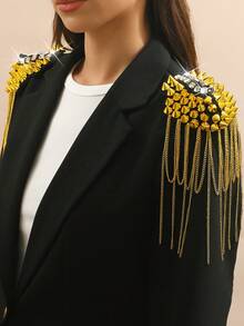 1 buc. Elegant la modă, unic, personalizat, cu ciucuri aurii, accesoriu pentru bărbați, potrivit pentru naveta zilnică de afaceri