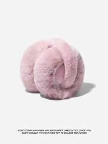 1 件可折叠蓬松耳套，可爱时尚，适合冬季使用