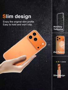 Soft Transparent TPU Silicone Phone Case, Compatible With IPhone 17 Pro Max. Slim Design, Comfortable Grip, Shock-Proof Protection. - Clear - View 4