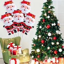 10 Stücke Mini Weihnachtsmann Ballons mit goldenen Gürteln - Festliche Weihnachtsdekoration, rot & weiß kariert, keine Stromversorgung erforderlich für Feiertagspartys, Weihnachtsdekoration, Partydekoration, klassisches Weihnachtsthema, keine Stromversorgung erforderlich, Halloweendekoration